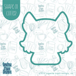 Black Cat Cookie Cutter with Matching Printable PNG Images for Edible Ink Printers Including Eddie