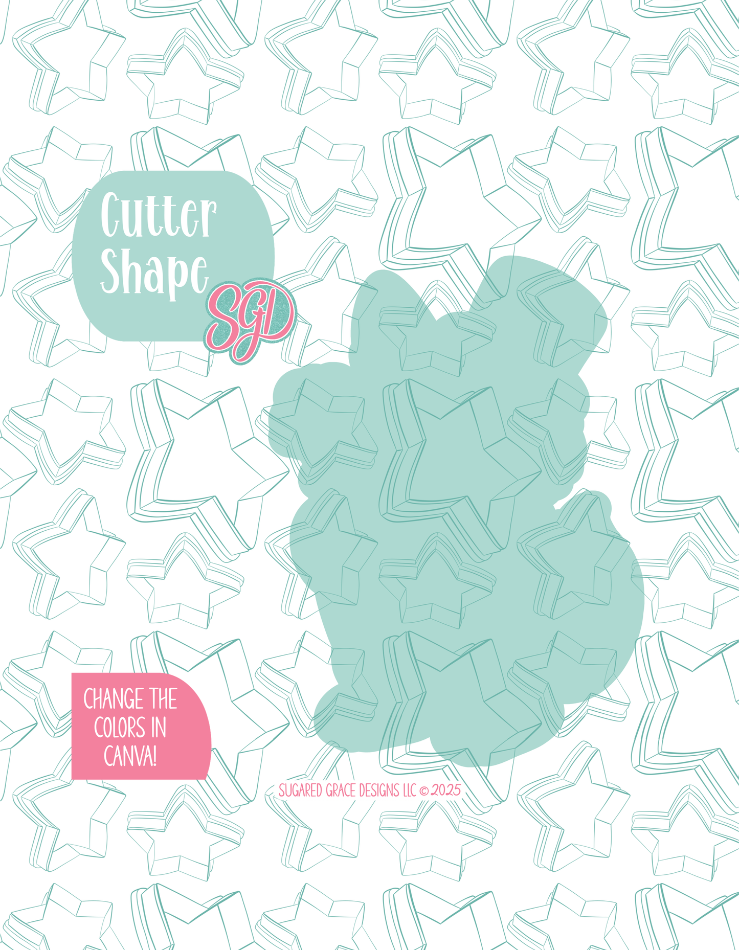 Editable Champagne Wolf Cookie Cutter STL and PNG (Digital Download)