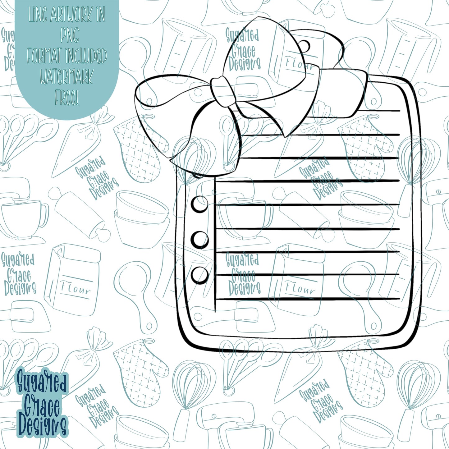 Back to School Clipboard Cookie Cutter STL Files for 3D Printing with Matching Printable PNG Images for Edible Ink Printers Including Eddie