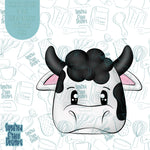 Cow Cookie Cutter STL Files for 3D Printing with Matching Printable PNG Images for Edible Ink Printers Including Eddie