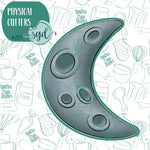 Crescent Moon Cookie Cutter with PNG Images to Match - Hand Drawn Graphics for Edible Ink Printers