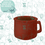 Cup Cutter STL File with PNG Images to Match - For 3D Printing and Edible Ink Printers