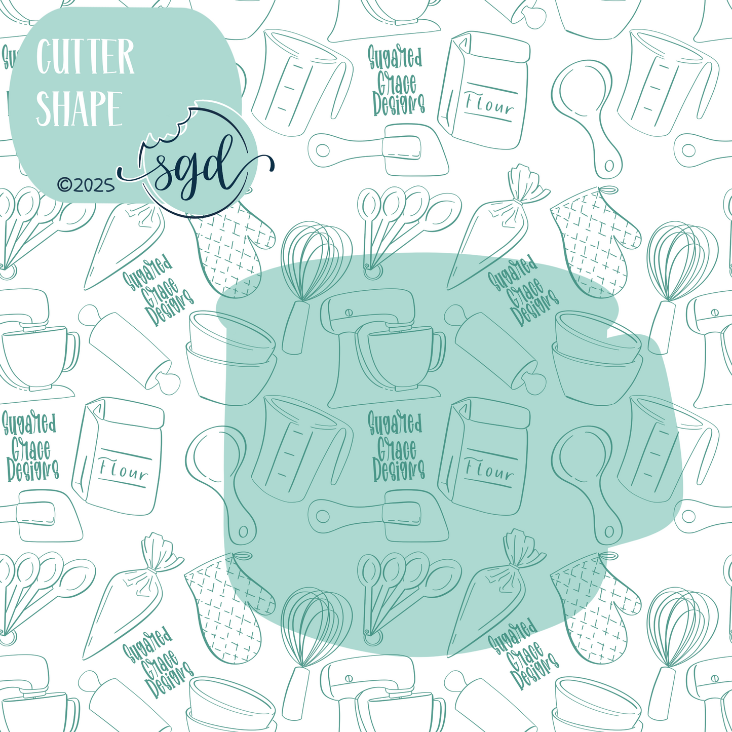 Cup Cutter STL File with PNG Images to Match - For 3D Printing and Edible Ink Printers