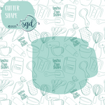 Cup Cutter STL File with PNG Images to Match - For 3D Printing and Edible Ink Printers
