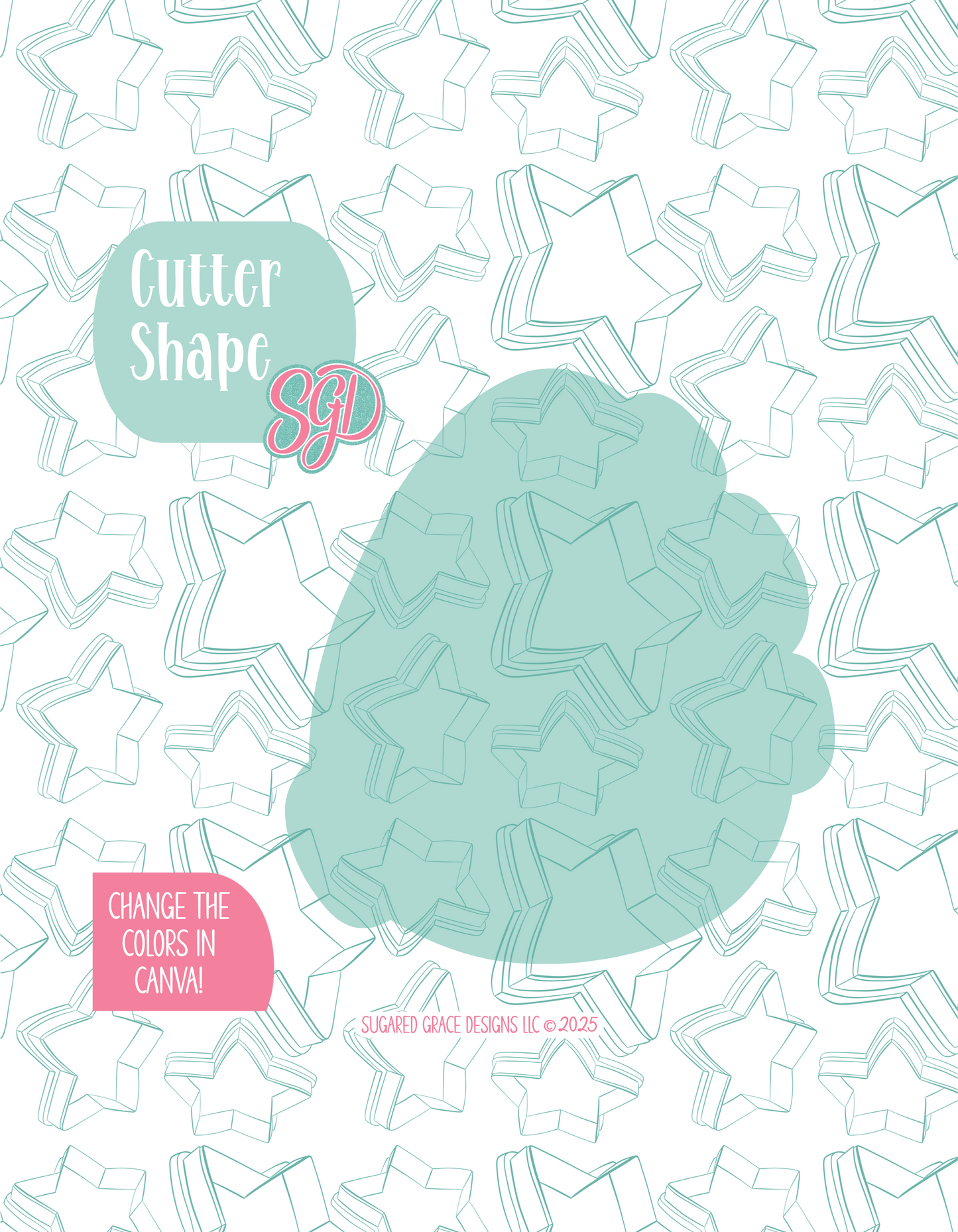Dinosaur Egg Cookie Cutter STL File with PNG Images to Match - For 3D Printing and Edible Ink Printers