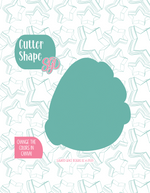 Dinosaur Egg Cookie Cutter Plaque with PNG Images to Match - Hand Drawn Graphics for Edible Ink Printers