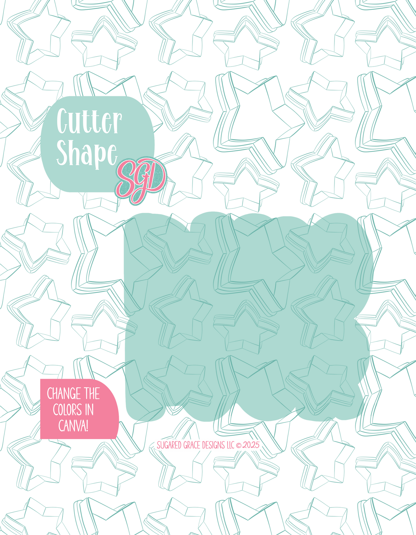 Dino Four Plaque Cookie Cutter STL File with PNG Images to Match - For 3D Printing and Edible Ink Printers