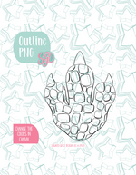 Dinosaur Print Cookie Cutter STL File with PNG Images to Match - For 3D Printing and Edible Ink Printers