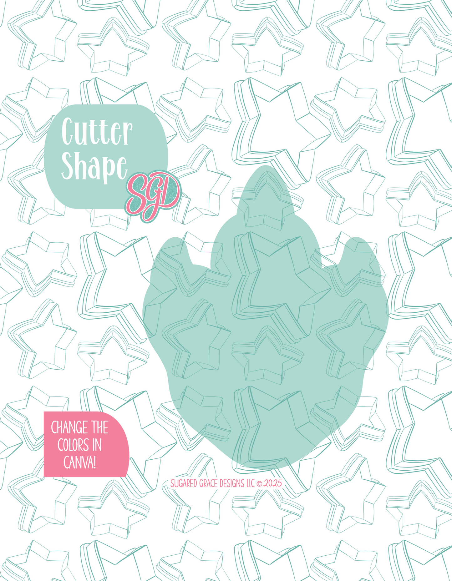 Dinosaur Print Cookie Cutter STL File with PNG Images to Match - For 3D Printing and Edible Ink Printers