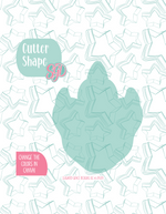 Dinosaur Print Cookie Cutter STL File with PNG Images to Match - For 3D Printing and Edible Ink Printers