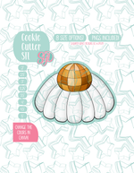 Disco Daisy Cookie Cutter STL and PNG set