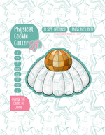 Disco Daisy Cookie Cutter with matching PNG