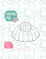 Disco Daisy Cookie Cutter with matching PNG