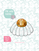 Disco Daisy Cookie Cutter STL and PNG set