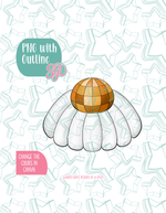 Disco Daisy Cookie Cutter with matching PNG