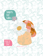 Disco Mushroom Cookie Cutter with matching PNG