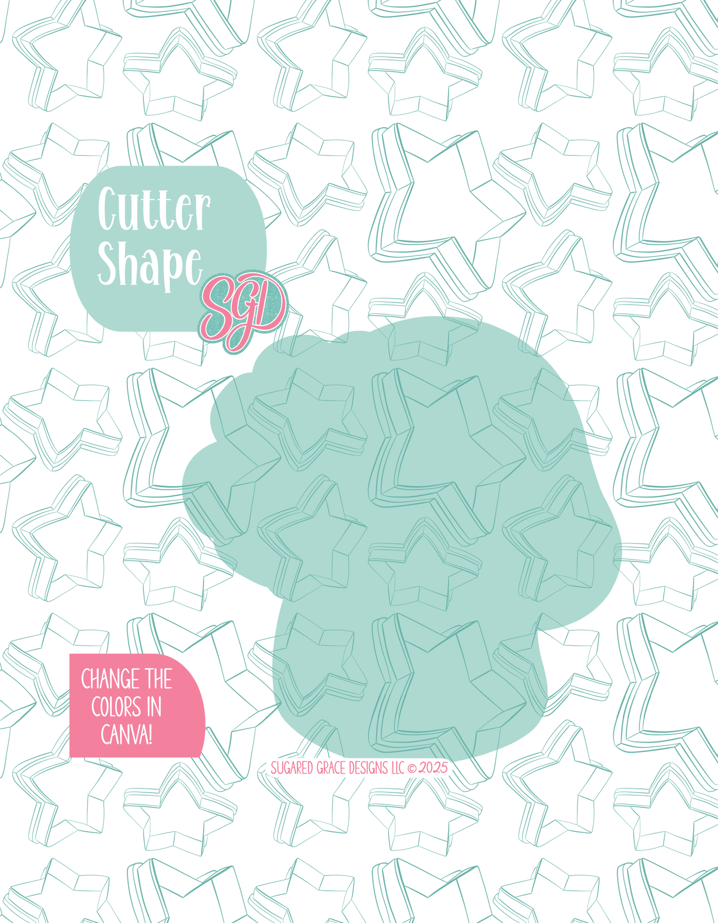 Disco Mushroom Cookie Cutter STL and PNG set