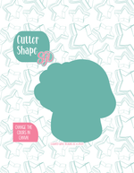 Disco Mushroom Cookie Cutter with matching PNG