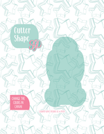 Editable Disco Polar Bear Cookie Cutter STL and PNG (Digital Download)