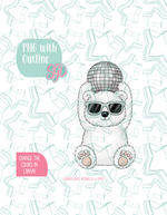 Editable Disco Polar Bear Cookie Cutter STL and PNG (Digital Download)