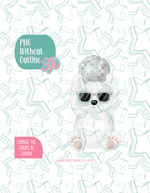 Disco Polar Bear Cookie Cutter with matching PNG