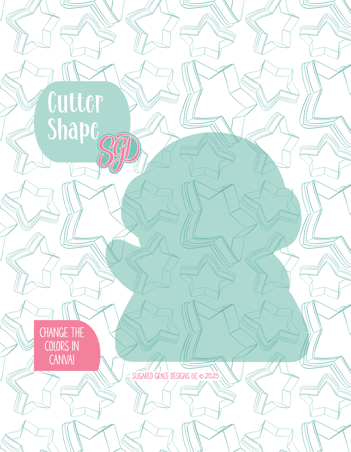 Editable Penguin DJ Cookie Cutter STL and PNG (Digital Download)