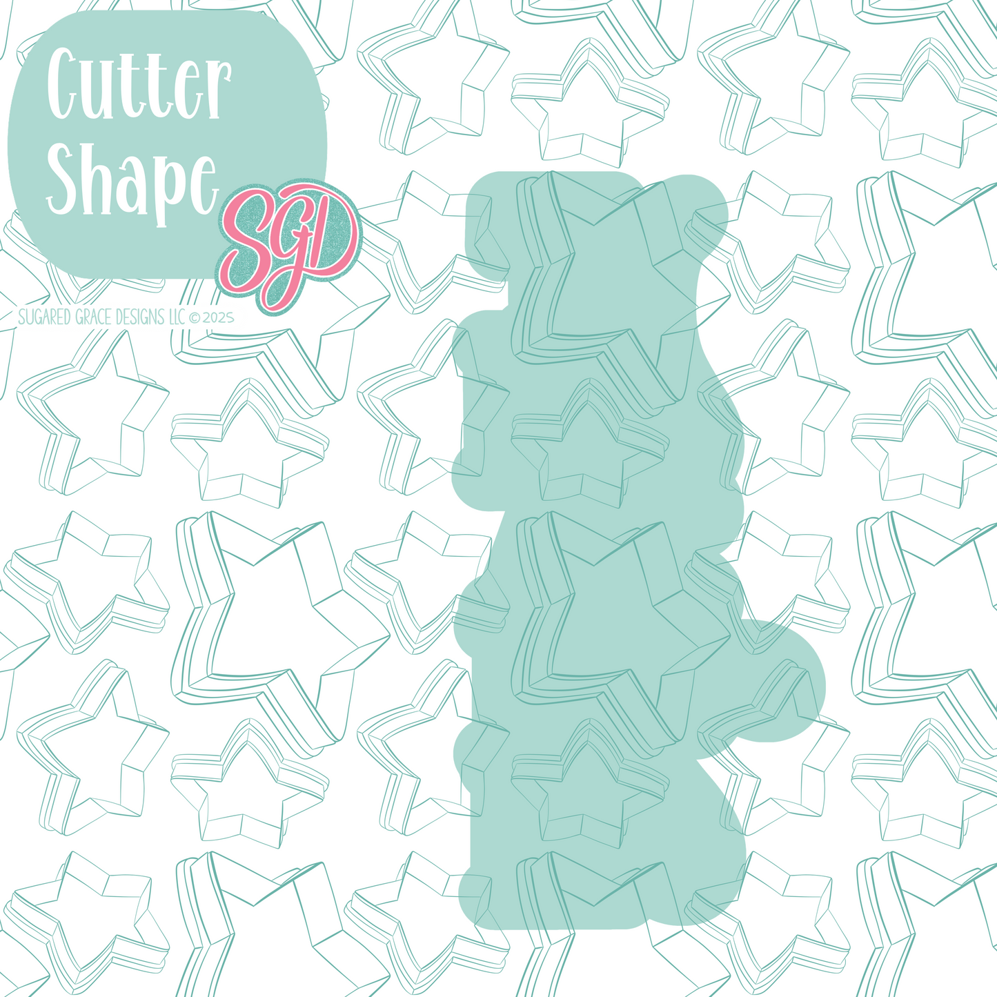 Dressy Thank You Plaque Cookie Cutter STL File with PNG Images to Match - For 3D Printing and Edible Ink Printers