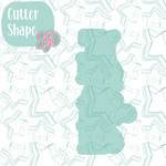 Dressy Thank You Plaque Cookie Cutter STL File with PNG Images to Match - For 3D Printing and Edible Ink Printers