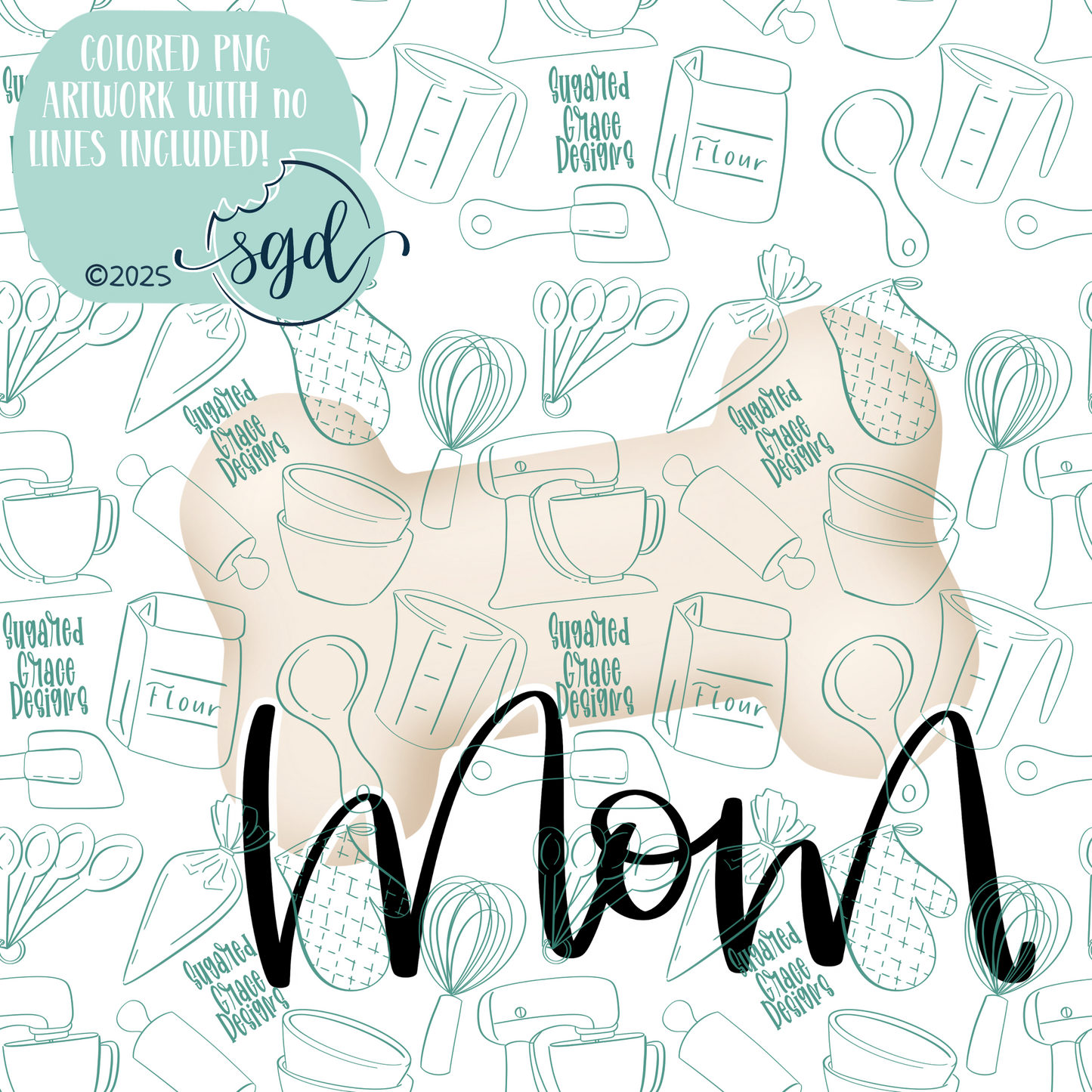 Dog Mom Plaque Cookie Cutter STL File  with PNG Images to Match - For 3D Printing and Edible Ink Printers