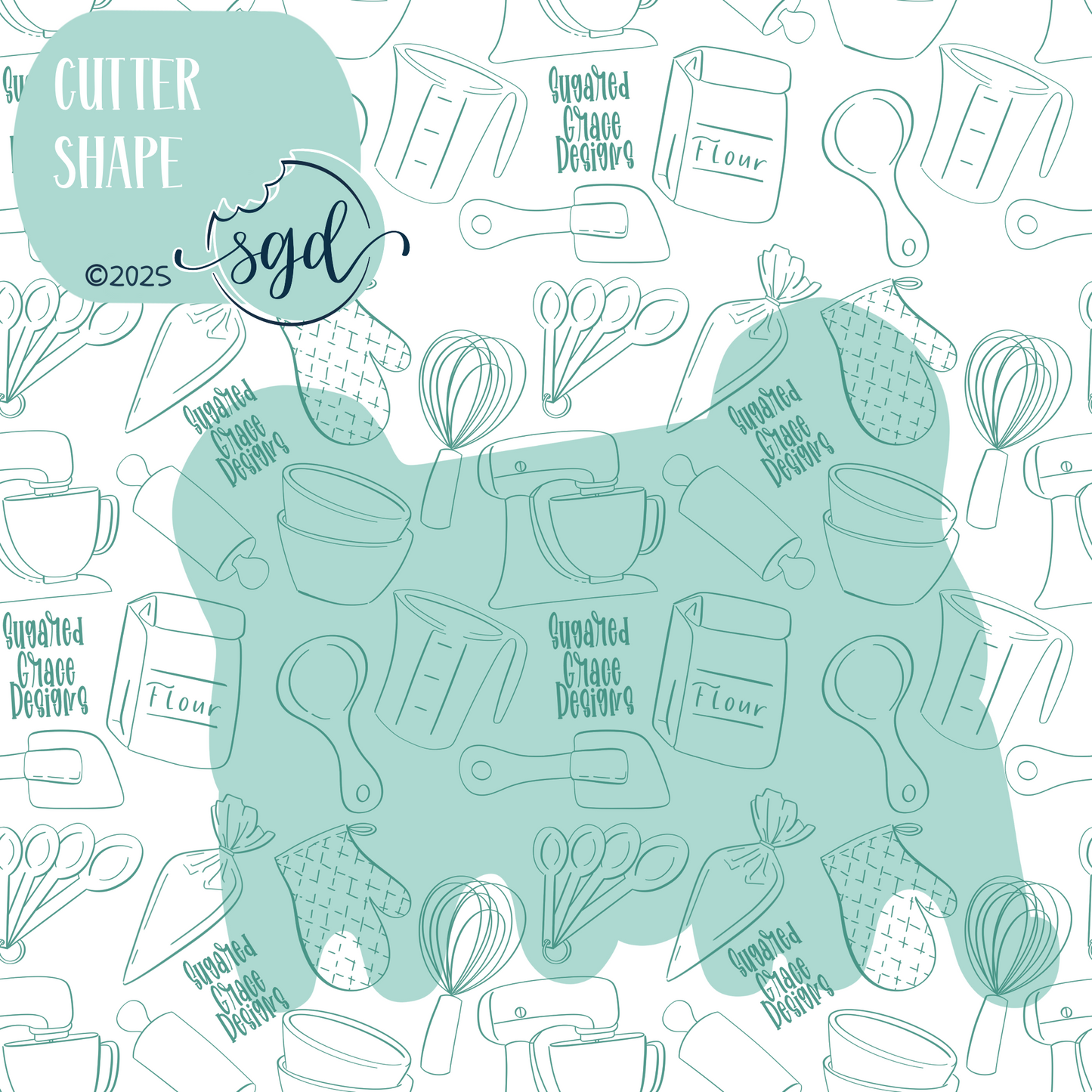 Dog Mom Plaque Cookie Cutter STL File  with PNG Images to Match - For 3D Printing and Edible Ink Printers