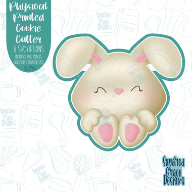 Bunny Cookie Cutter with Matching PNG Images for Edible Ink Printer Including Eddie