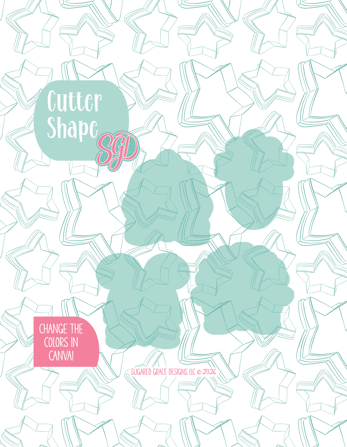 Editable Easter Animal Cookie Cutter STL and PNG Set with 4 Designs (Digital Download)