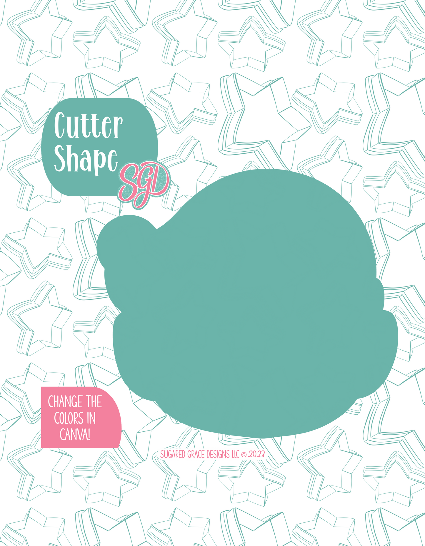 Christmas Elf Cookie Cutter with PNG Images to Match - Hand Drawn Graphics for Edible Ink Printers
