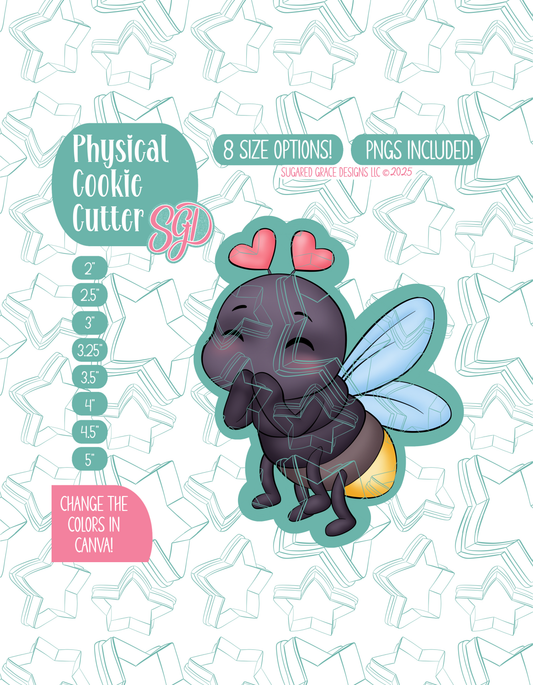 Firefly Love bug Cookie Cutter with matching PNG