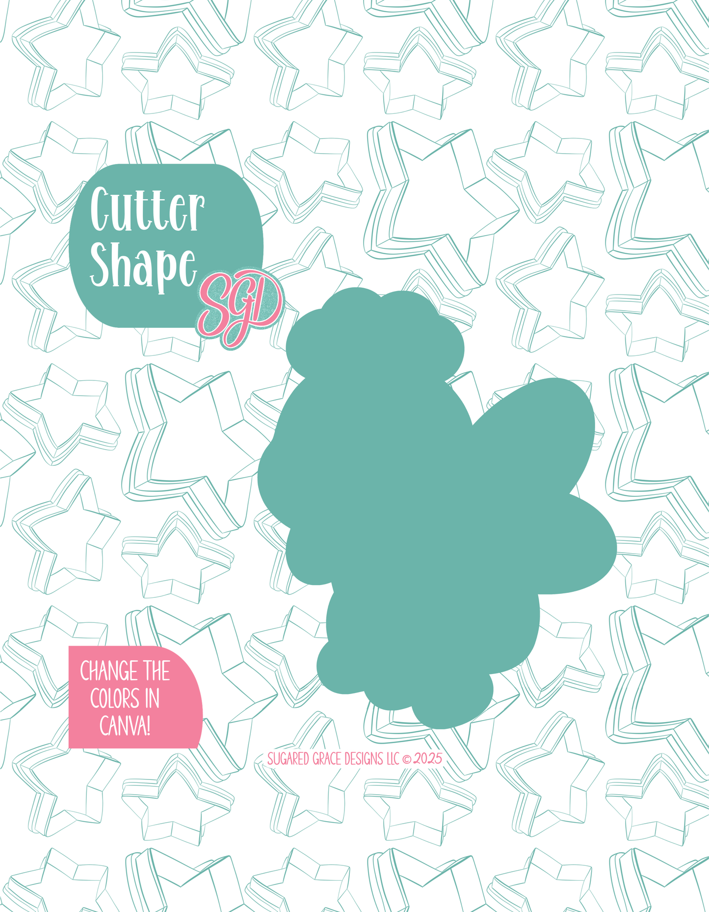 Firefly Love bug Cookie Cutter with matching PNG