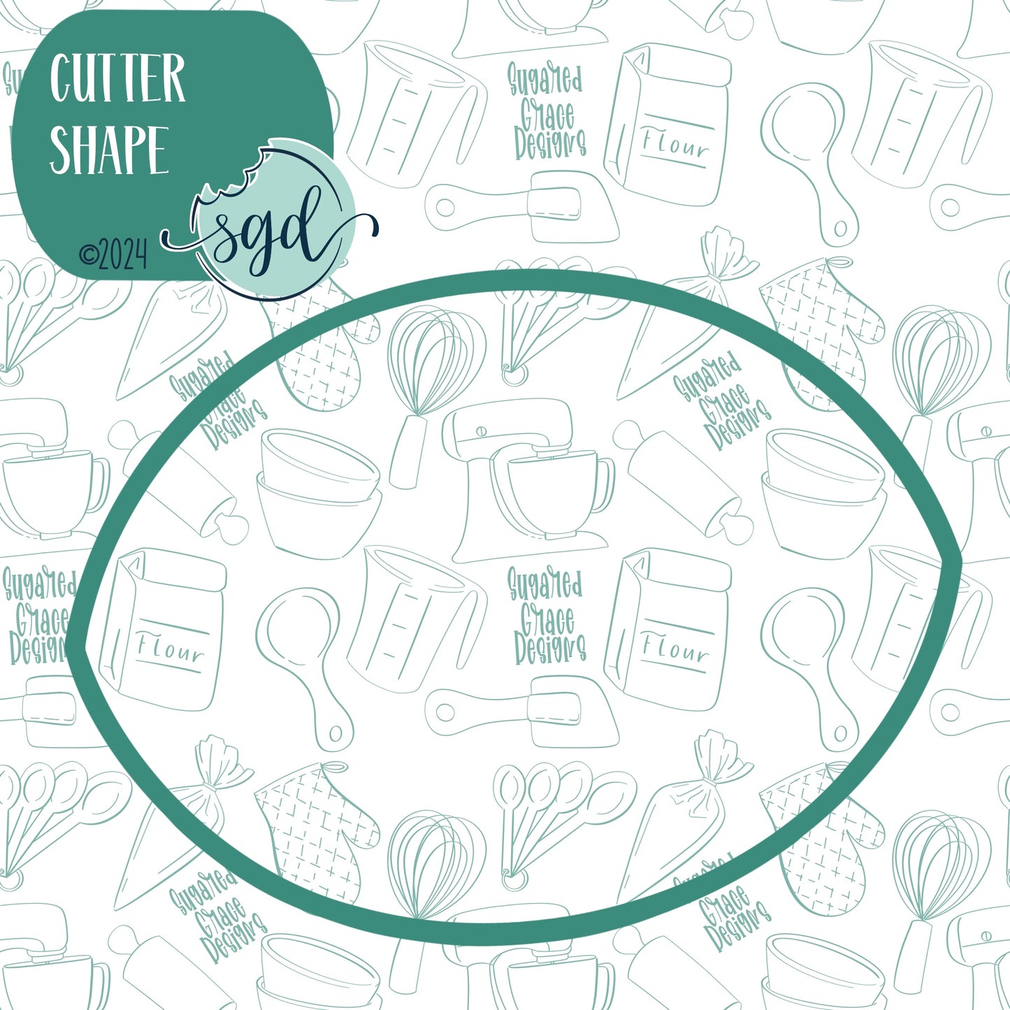Football Cookie Cutter with Matching Printable PNG Images for Edible Ink Printers Including Eddie