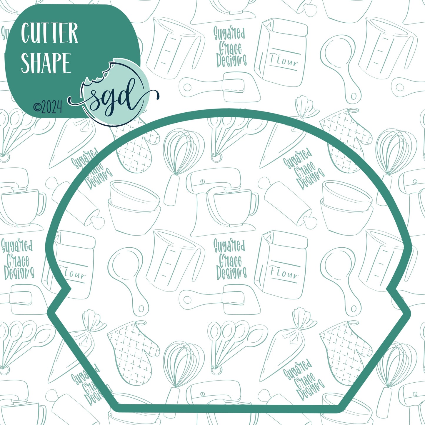 Football Plaque Cookie Cutter with Matching Printable PNG Images for Edible Ink Printers Including Eddie
