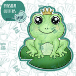 Frog Prince Cookie Cutter with PNG Images to Match - Hand Drawn Graphics for Edible Ink Printers - Princess Themed Cookie Ideas