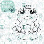 Frog Prince Cookie Cutter STL Files with PNG Images to match - For 3D Printing and Edible Ink Printers