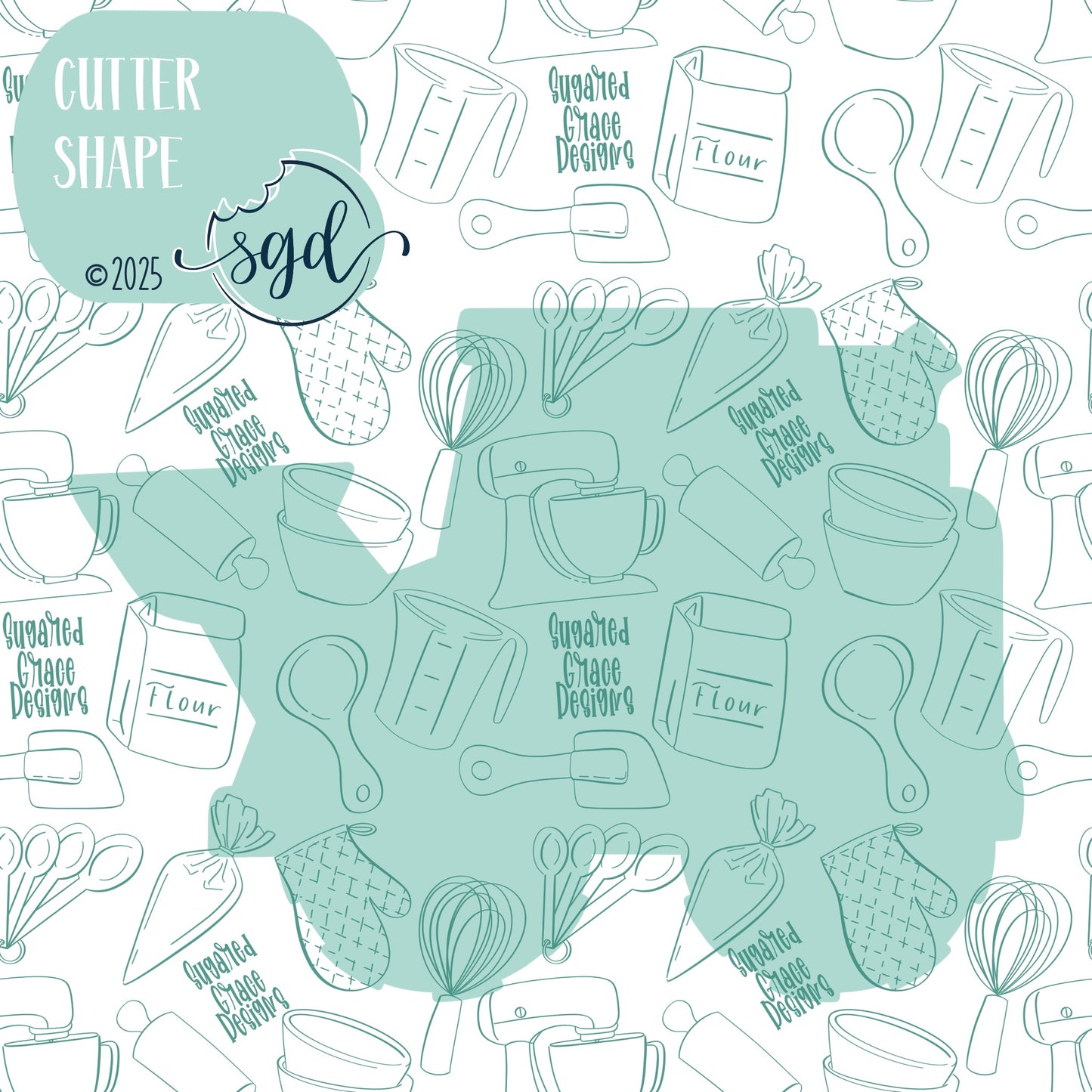 Front Loader Cookie Cutter STL File  with PNG Images to Match - For 3D Printing and Edible Ink Printers