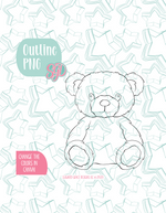 Fuzzy Teddy Bear Cookie Cutter STL File with PNG Images to Match - For 3D Printing and Edible Ink Printers