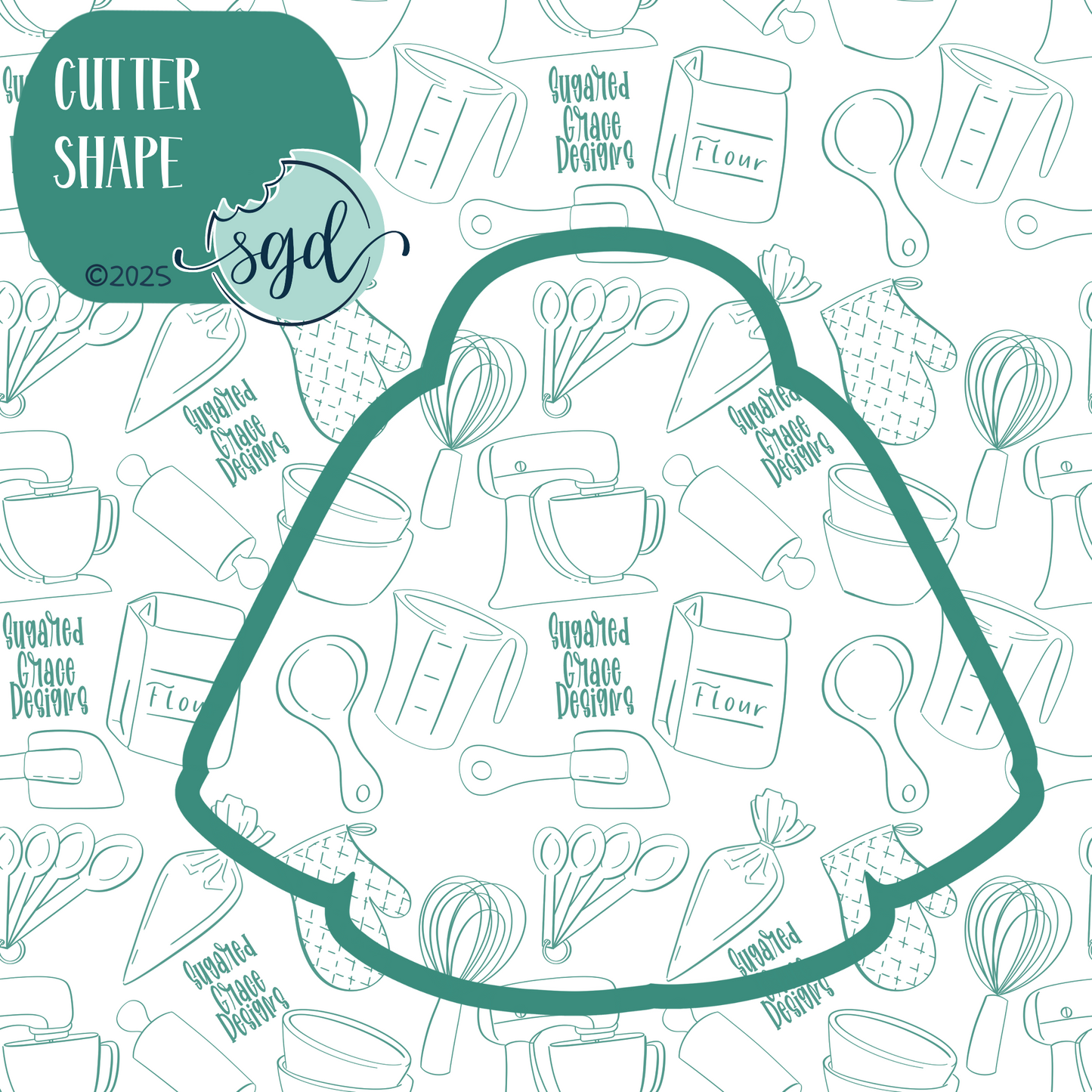 Fire Coat Cookie Cutter with PNG Images to Match - Hand Drawn Graphics for Edible Ink Printers (Copy)