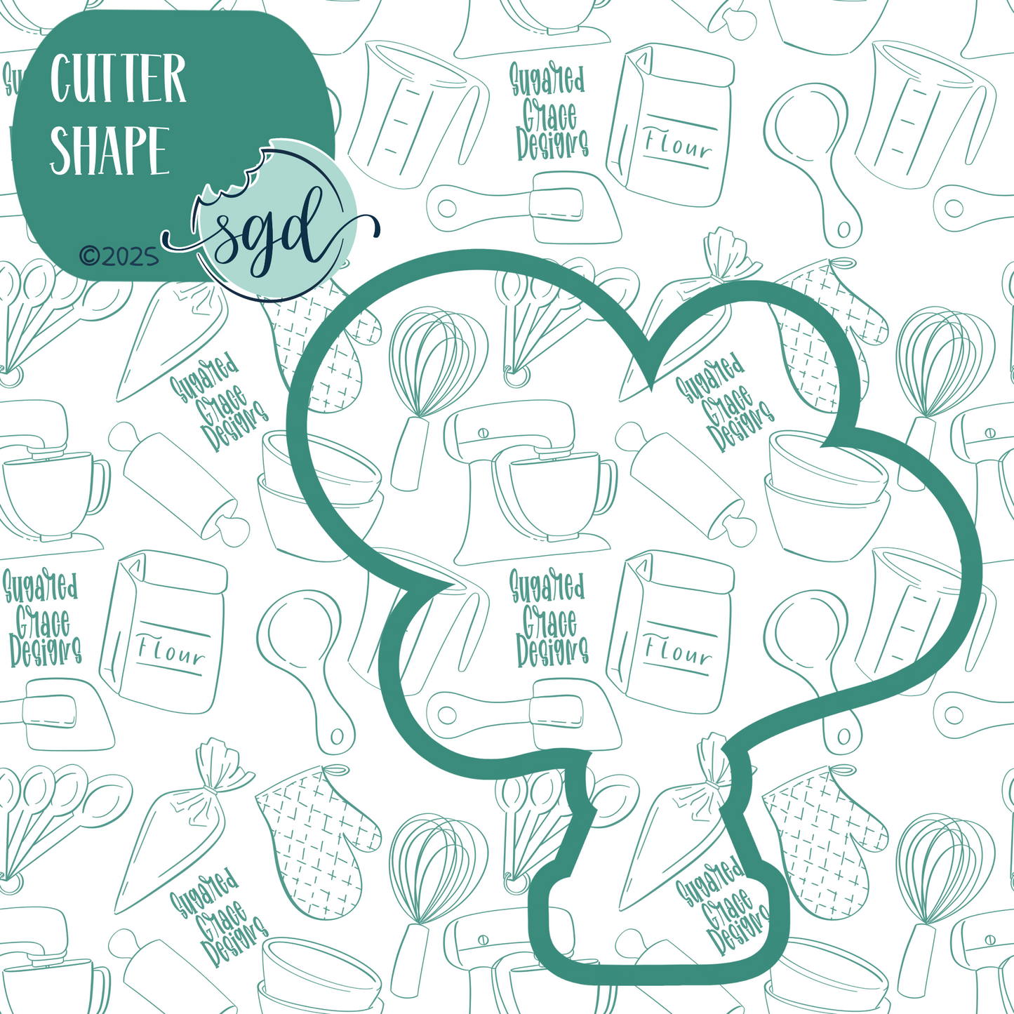 Fire Hose Cookie Cutter with PNG Images to Match - Hand Drawn Graphics for Edible Ink Printers