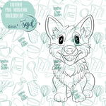 German Shepherd Dog Cookie Cutter STL File with PNG Images to Match - For 3D Printing and Edible Ink Printers