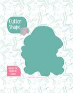 Groovy Frog Cookie Cutter with matching PNG