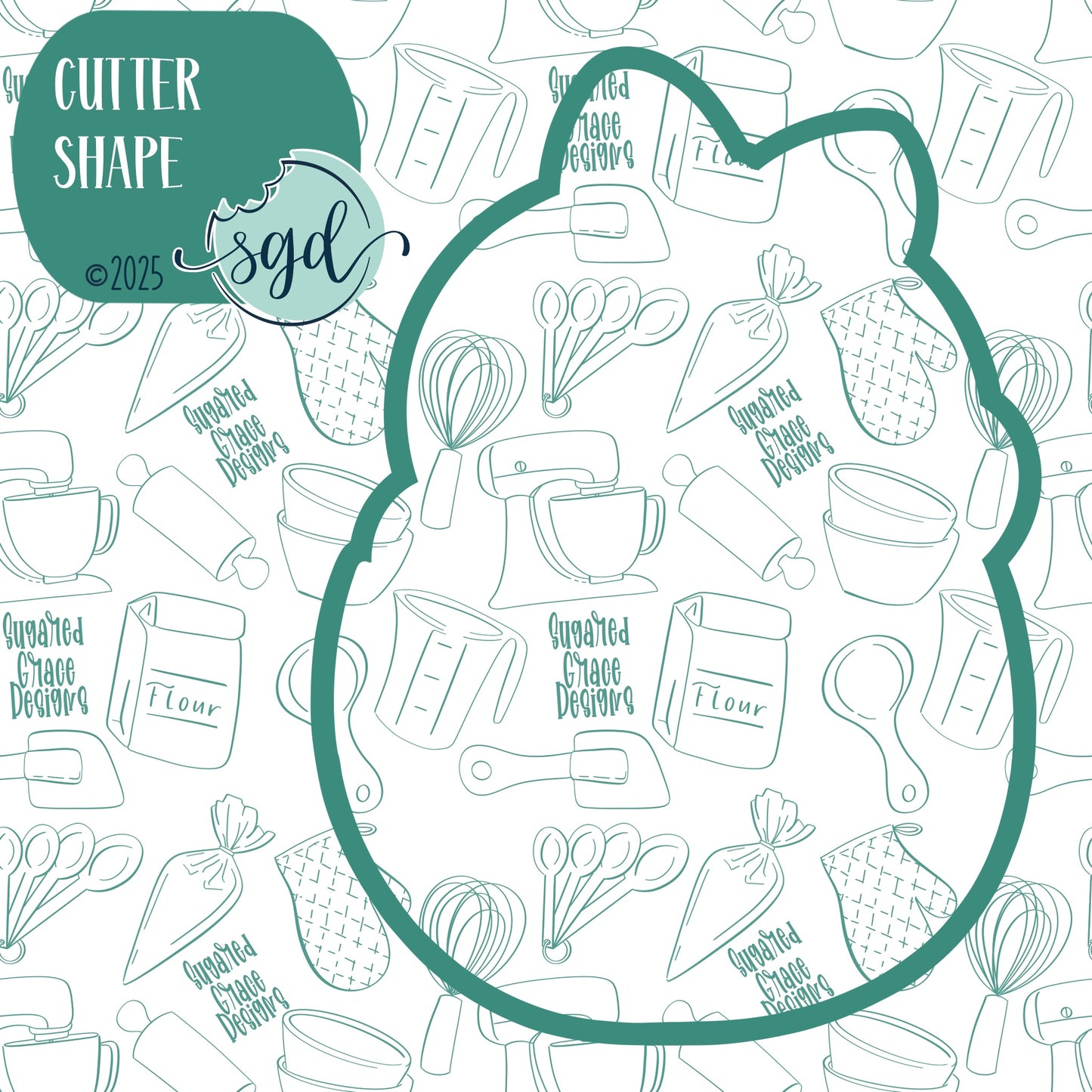 Hatched Easter Chick Cookie Cutter with PNG Images to Match - Hand Drawn Graphics for Edible Ink Printers