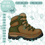 Hiking Shoe Cutter STL File with PNG Images to Match - For 3D Printing and Edible Ink Printers