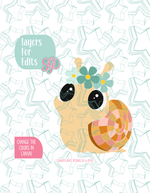 Hippie Snail Cookie Cutter STL and PNG set