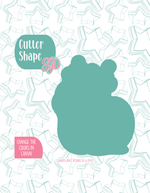 Hippie Snail Cookie Cutter with matching PNG