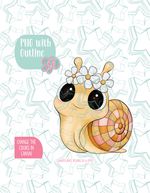 Hippie Snail Cookie Cutter STL and PNG set